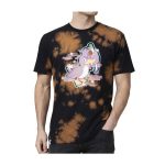 Farfetch’d Pokémon Take Flight Brown & Tan Tie-Dye Relaxed Fit Crew Neck T-Shirt – Adult