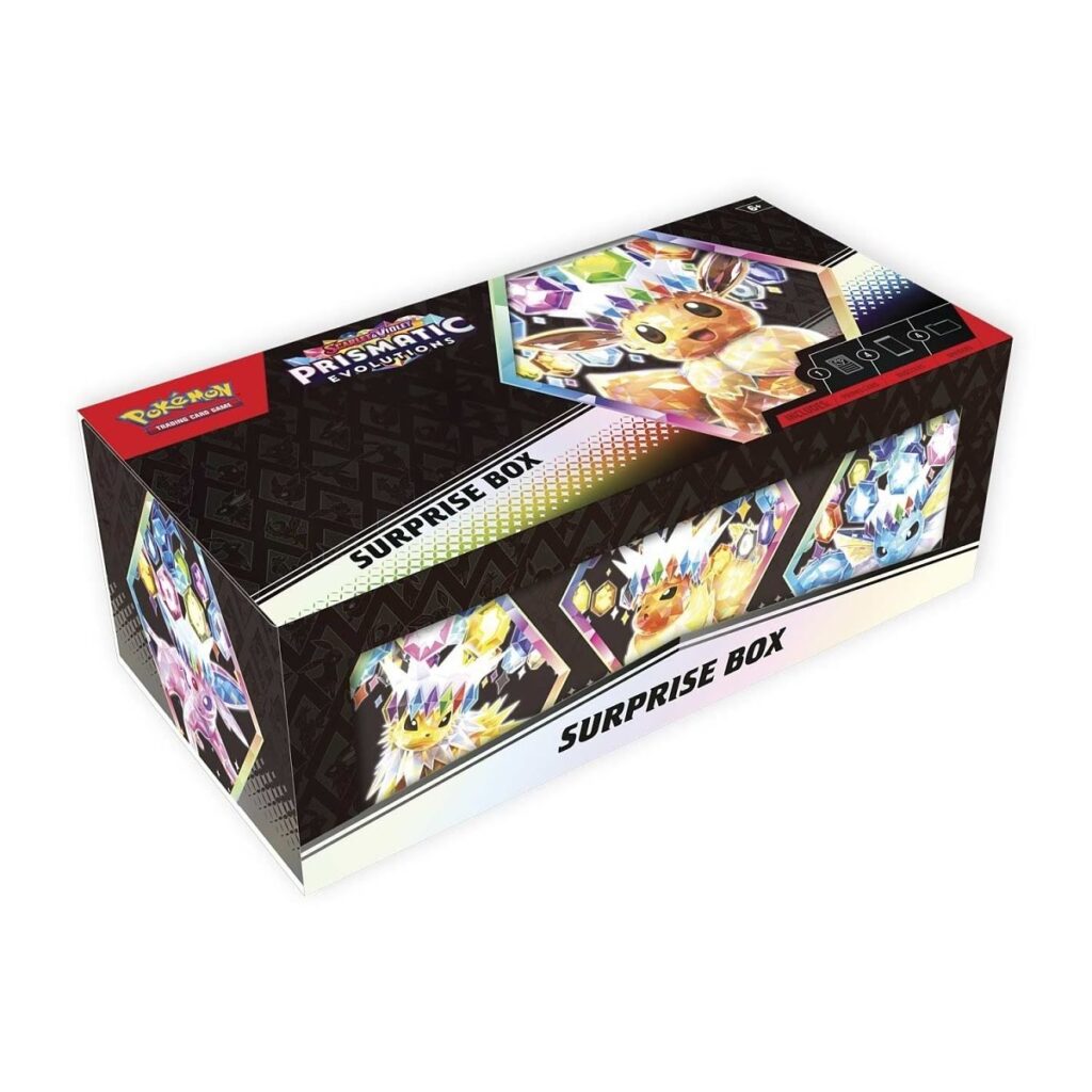 0285b2b2-084f-551f-8e9c-2936a1d99fcb-1024x1024-1.jpg Pokémon TCG: Scarlet & Violet-Prismatic Evolutions Surprise Box - Image 1