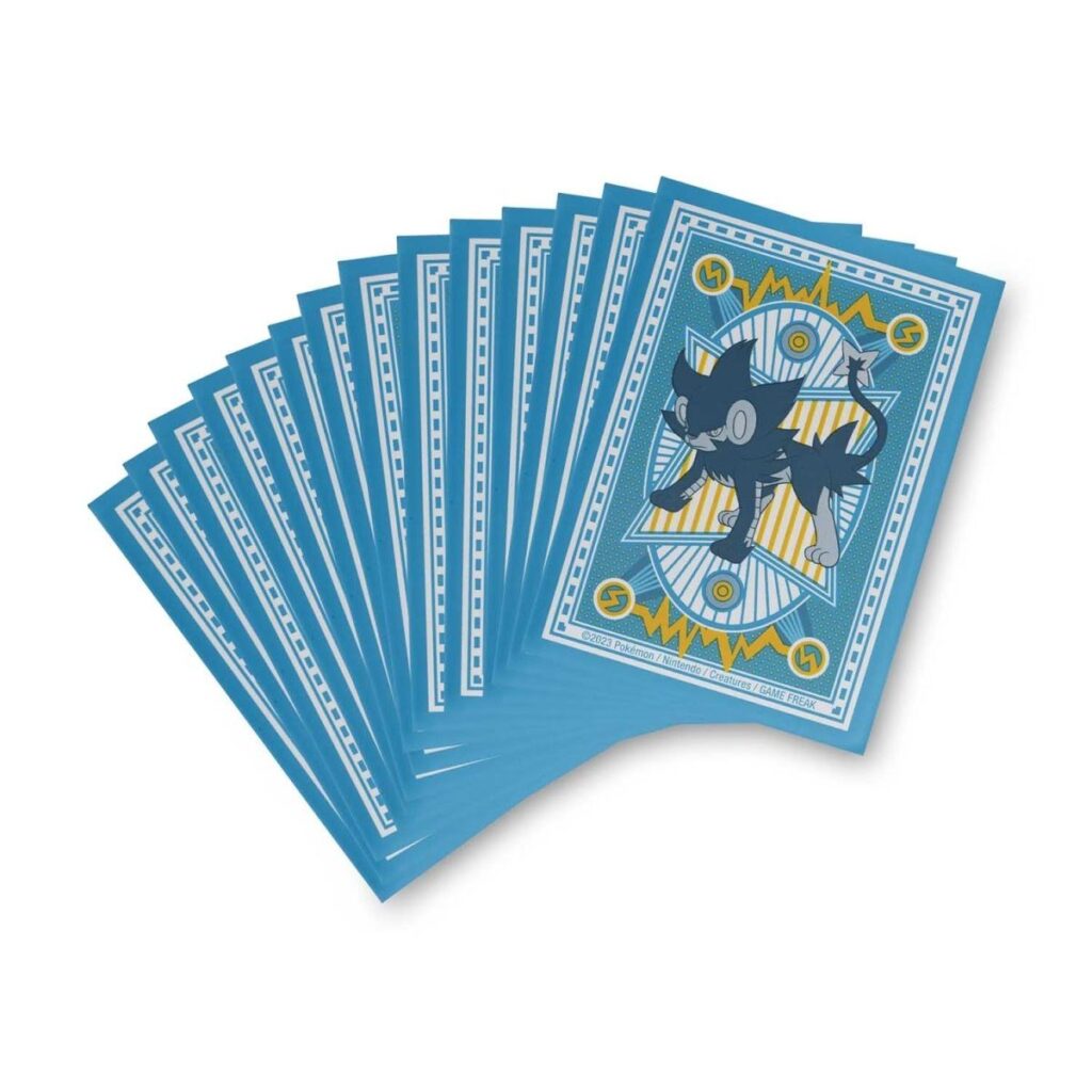 0b2a453f-3620-5bae-bdcd-7792a9e67f73-1024x1024-1.jpg Pokémon TCG: Luxray Limitless Lightning Card Sleeves (65 Sleeves) - Image 1
