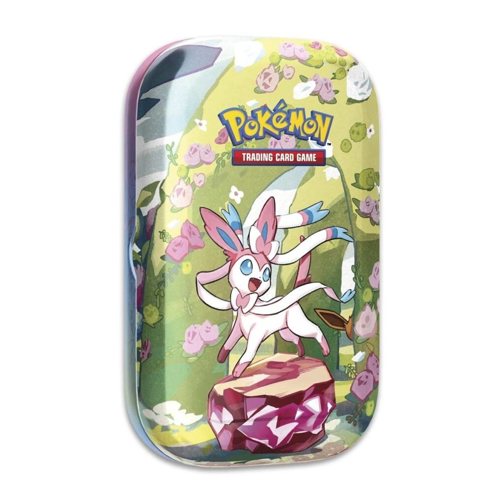 10debca5-5313-5b57-b088-532382d3c954-1024x1024-1.jpg Pokémon TCG: Scarlet & Violet-Prismatic Evolutions Mini Tin (Sylveon) - Image 1