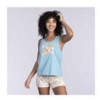 Pikachu & Sylveon Friendship Light Blue Tank Top – Women - Image 4