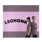 Lechonk Pink Allover-Print Relaxed Fit Crew Neck T-Shirt – Adult - Image 4