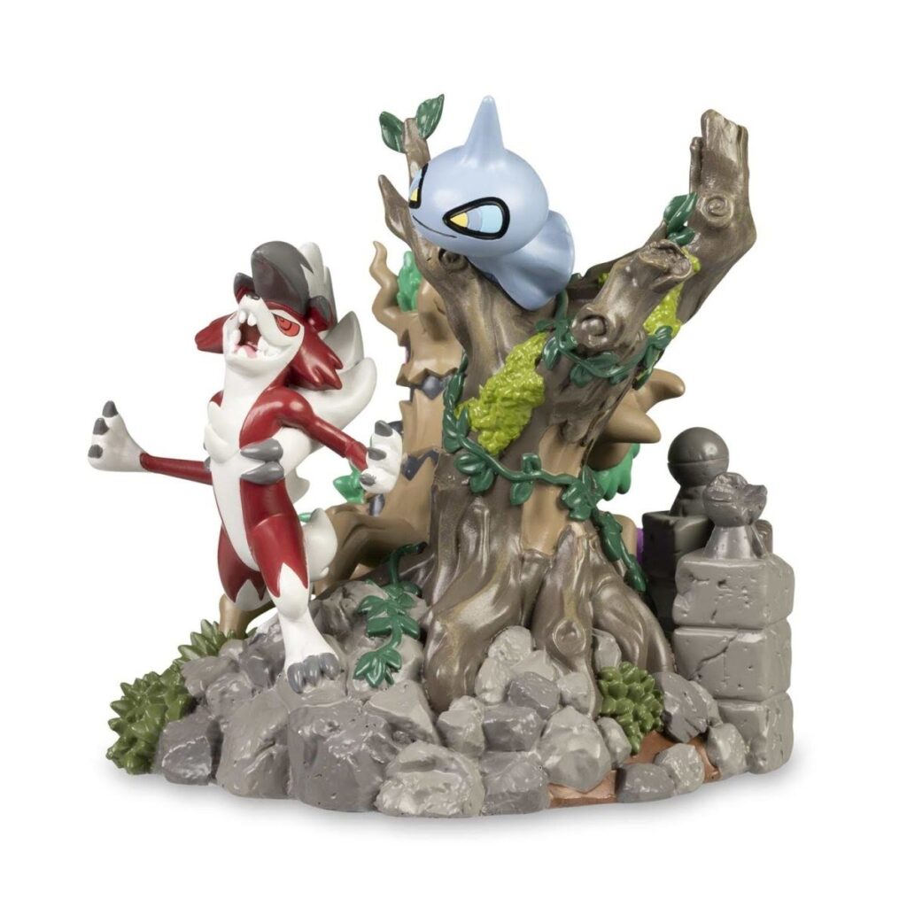 161ba0fb-f87a-5663-8ece-873b2031db78-1024x1024-1.jpg Haunted Pokémon Village: Lycanroc Howling Hill Figure - Image 1