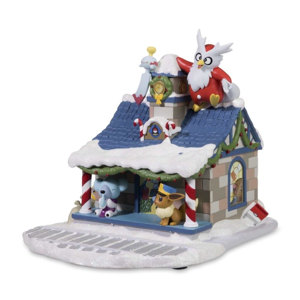 1b0ed312-21e8-5cac-ac87-e23956f2c39f-1024x1024-1.jpg Holiday Station Arrivals Holiday Pokémon Village Figure - Image 1