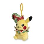 Pikachu Pokémon Holiday Workshop Plush Key Chain – 5 ½ In.