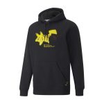 PUMA × Pokémon: Pikachu Puma Black Fleece Pullover Hoodie – Adult