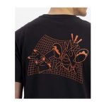 Pikachu & Corphish Pokémon Summer Days Black Relaxed Fit Crew Neck Pocket T-Shirt – Adult - Image 4