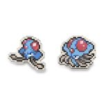 Tentacool & Tentacruel Pokémon Pixel Pins (2-Pack)