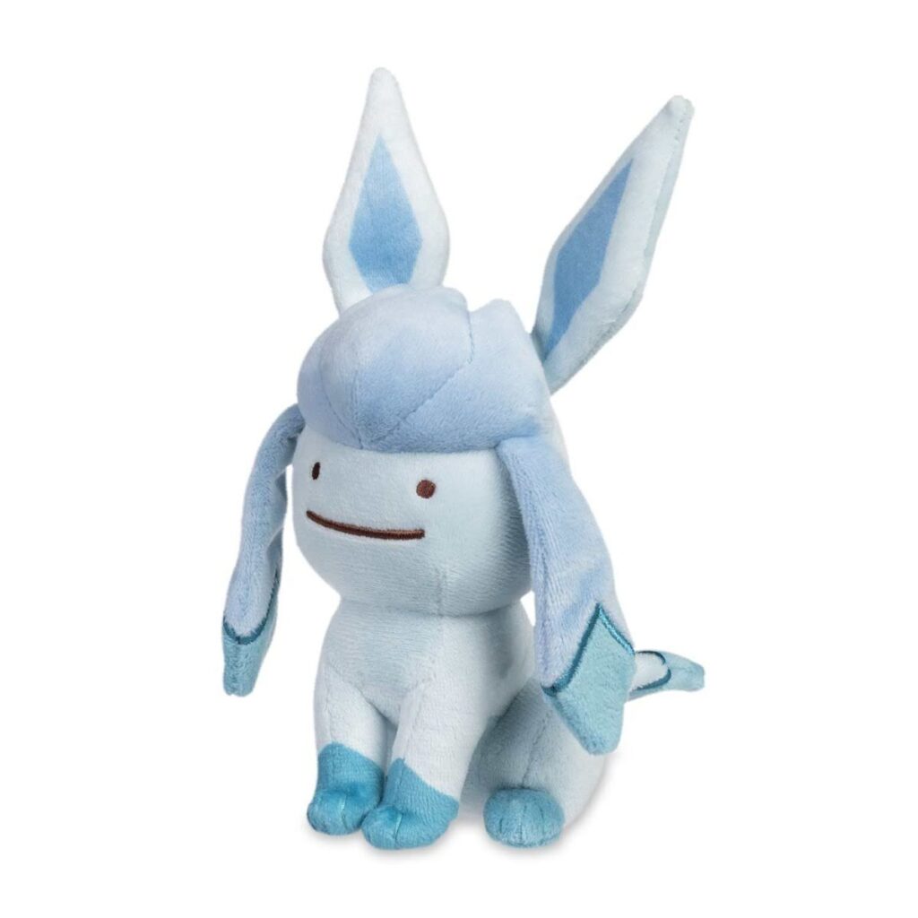 28ae2f90-cdaf-5b62-9fe3-289e22bf9a23-1024x1024-1.jpg Ditto As Glaceon Plush – 8 In. - Image 1