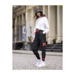 Team Rocket HQ Collection Black Relaxed Fit Utility Jogger Pants – Adult - Image 9