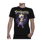 Toxtricity Pokémon Greatest Hits Black Relaxed Fit Crew Neck T-Shirt – Adult