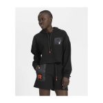 Team Rocket HQ Collection Black Fleece Shorts – Women - Image 3