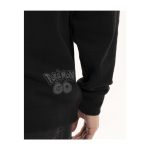 Pokémon GO Teams: Team Valor Embroidered Black Fitted Pullover Hoodie – Adult - Image 5