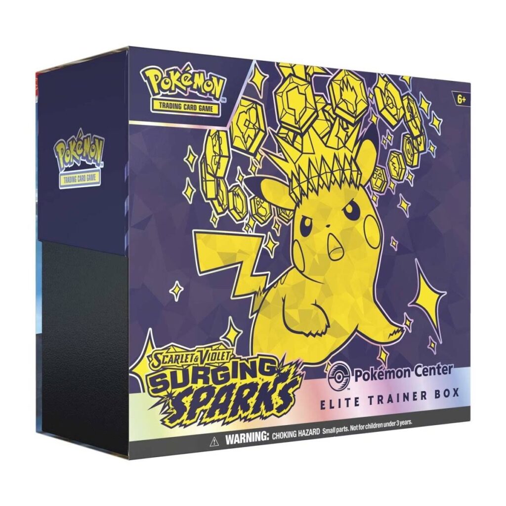 32a8c70e-871d-5394-ba9a-8ae2f07cda45-1024x1024-1.jpg Pokémon TCG: Scarlet & Violet-Surging Sparks Pokémon Center Elite Trainer Box - Image 1