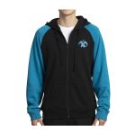 Mega Charizard Y Black Zip-Up Hoodie – Adult
