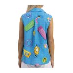 Pokémon Tropical Pikachu & Friends Pool Party Sleeveless Tropical Shirt – Women - Image 2