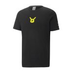 PUMA × Pokémon: Pikachu Puma Black Jersey T-Shirt – Adult