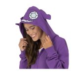 Sableye Themed French Terry Zip-Up Hoodie – Adult - Image 3