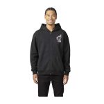 Mushroom Forest Pokémon Nature: Fall Charcoal Relaxed Fit Zip-Up Hoodie – Adult - Image 5