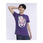 Pokémon Center Lady Pokémon Trainers Purple Relaxed Fit Crew Neck T-Shirt – Adult - Image 5