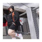 Team Rocket HQ Collection Black Fleece Shorts – Women - Image 10