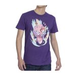 Pokémon Center Lady Pokémon Trainers Purple Relaxed Fit Crew Neck T-Shirt – Adult