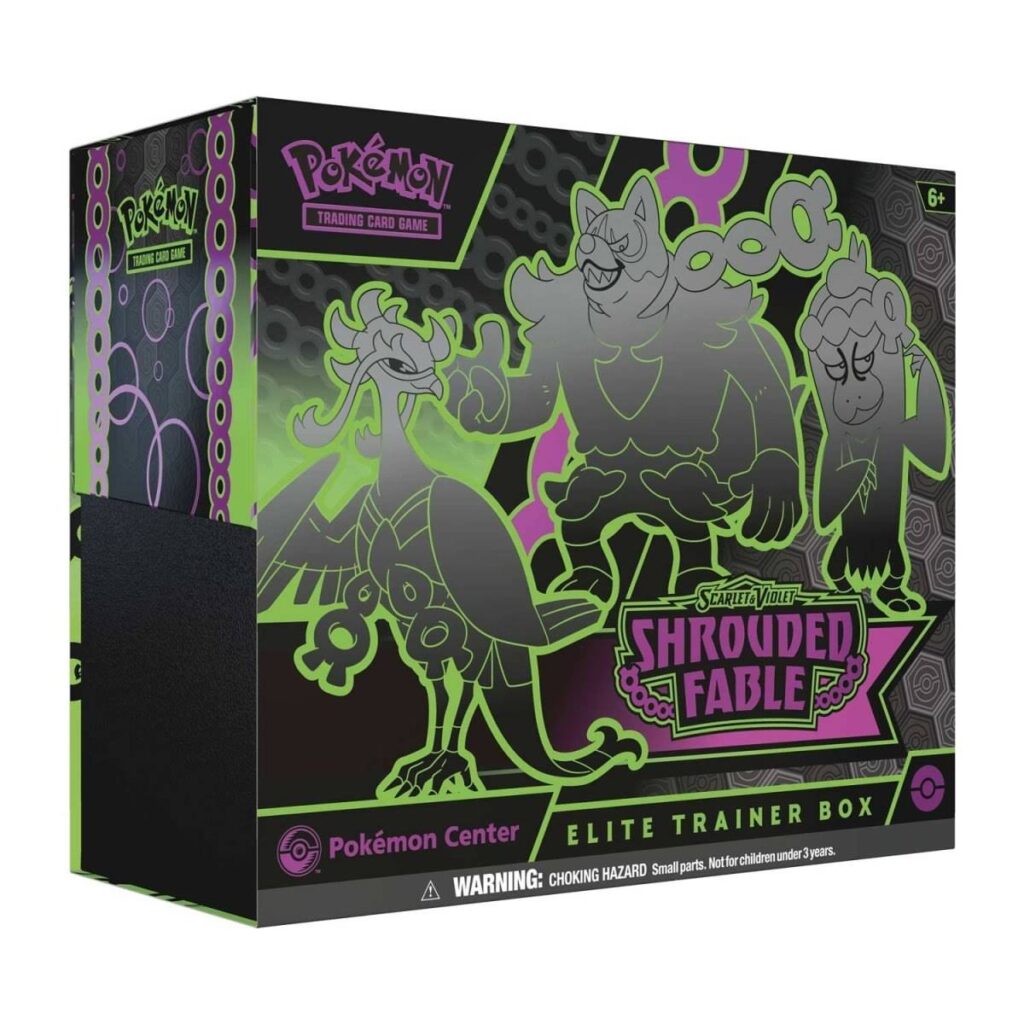 470d0da7-c773-5a40-a1aa-2737e2d2849d-1024x1024-1.jpg Pokémon TCG: Scarlet & Violet-Shrouded Fable Pokémon Center Elite Trainer Box - Image 1