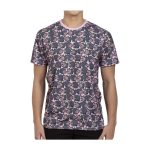 Lechonk Pink Allover-Print Relaxed Fit Crew Neck T-Shirt – Adult
