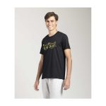 Pikachu & Yamper Electric Pals Black Relaxed Fit Crew Neck T-Shirt – Men - Image 3