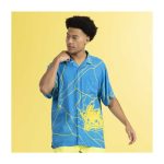 Pokémon Tropical Pikachu Blue Lightning Tropical Shirt – Men - Image 5