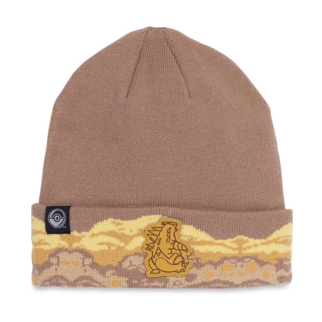 4c4ca47d-e534-5176-b68b-9132e70cba1e-1024x1024-1.jpg Pokémon Center × OMOCAT: Tyranitar Cuff Beanie (One Size-Adult) - Image 1