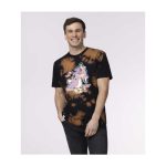 Farfetch’d Pokémon Take Flight Brown & Tan Tie-Dye Relaxed Fit Crew Neck T-Shirt – Adult - Image 4