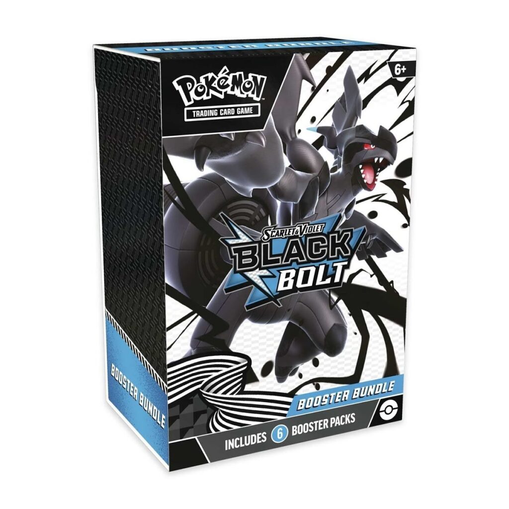 621f8cb4-a4aa-5c0f-8538-2037d11da0f0-1024x1024-1.jpg Pokémon TCG: Scarlet & Violet-Black Bolt Booster Bundle (6 Packs) - Image 1