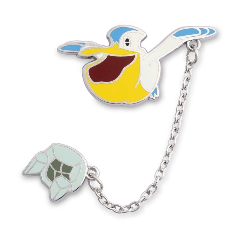 6c0a1808-c005-591e-8a6d-b1d757366349-1024x1024-1.jpg Pelipper with Damp Rock Pokémon Held Item Pin - Image 1