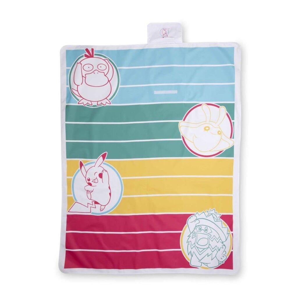76904294-f5d4-5734-8b5d-d61b460d5cd5-1024x1024-1.jpg Pokémon Summer Days Foldable Picnic Blanket - Image 1