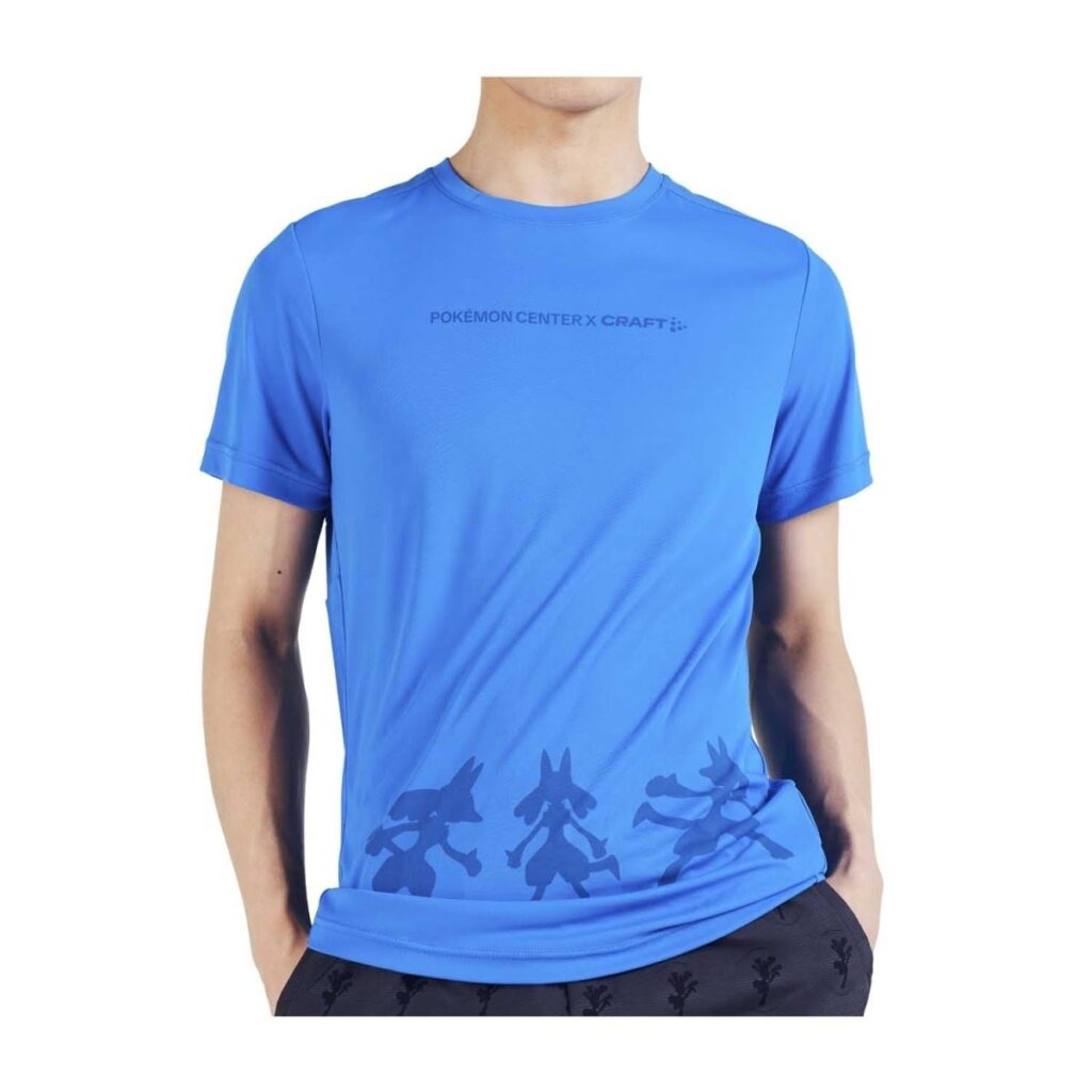79458339-a71c-5925-b27e-749b9a2bb4d0-1024x1024-1.jpg Pokémon Center × Craft: Lucario Core Charge Sarek T-Shirt – Men - Image 1