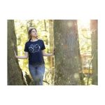 Butterfree, Parasect & Leafeon Pokémon Nature: Spring Navy Crew Neck T-Shirt – Women - Image 6