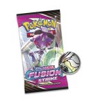Pokémon TCG: Sword & Shield-Fusion Strike 3 Booster Packs, Coin & Espeon Promo Card - Image 3