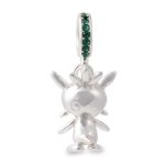 Pokémon Jewelry – Charms: Chespin Sterling Silver Dangle Charm - Image 2