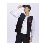 Team Rocket HQ Collection Black & Red Reversible Quilted Utility Vest – Adult - Image 5