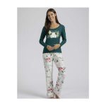 Wintergreen Snorlax Scoop Neck Long-Sleeve T-Shirt – Women - Image 3