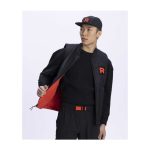 Team Rocket HQ Collection Black & Red Reversible Quilted Utility Vest – Adult - Image 6