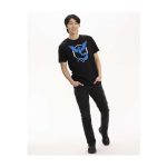 Pokémon GO Teams: Team Mystic Black Relaxed Fit Crew Neck T-Shirt – Adult - Image 3