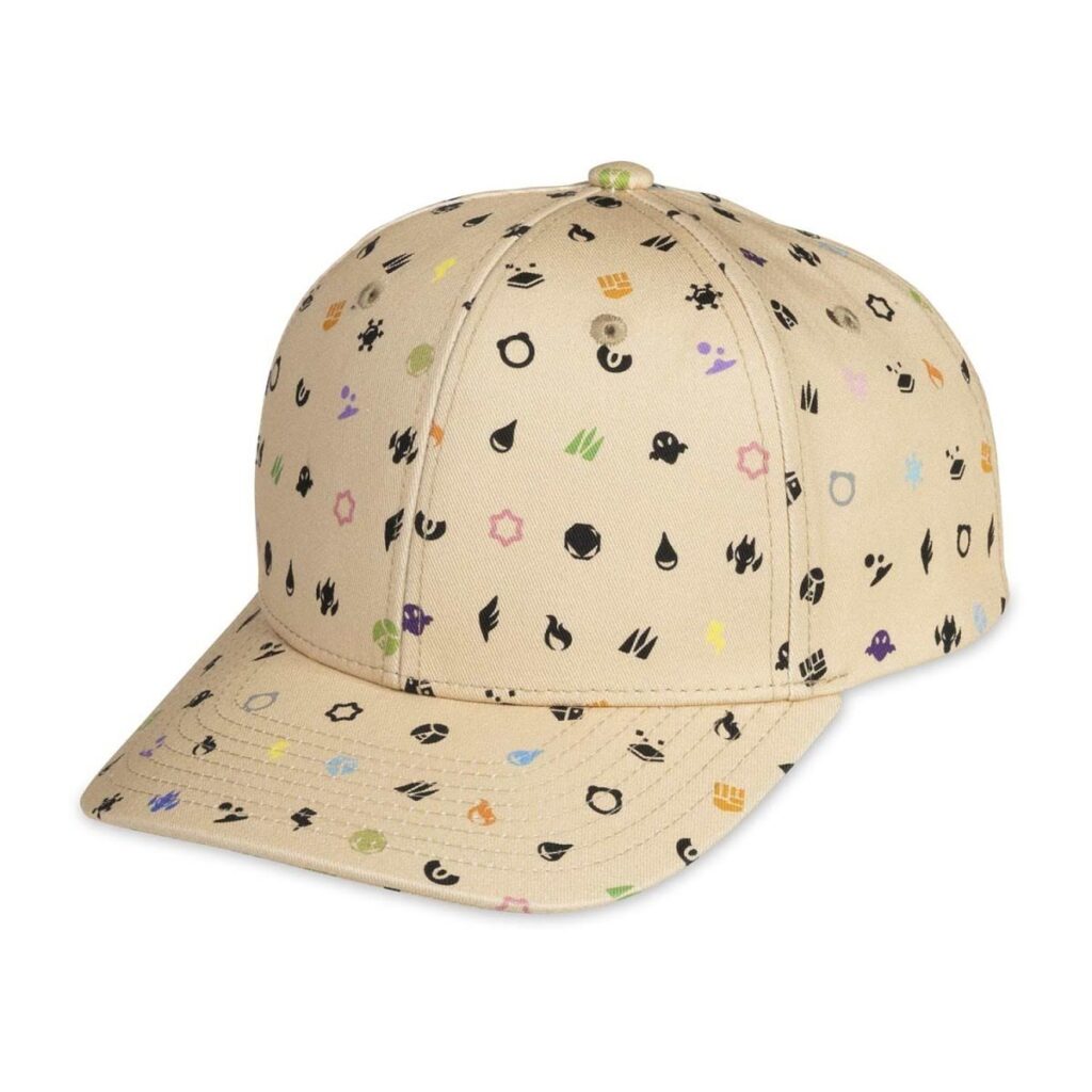 911886a0-c9a9-59ca-bef2-92c4ff34269f-1024x1024-1.jpg Pokémon Types Tan Structured Hat (One Size-Adult) - Image 1