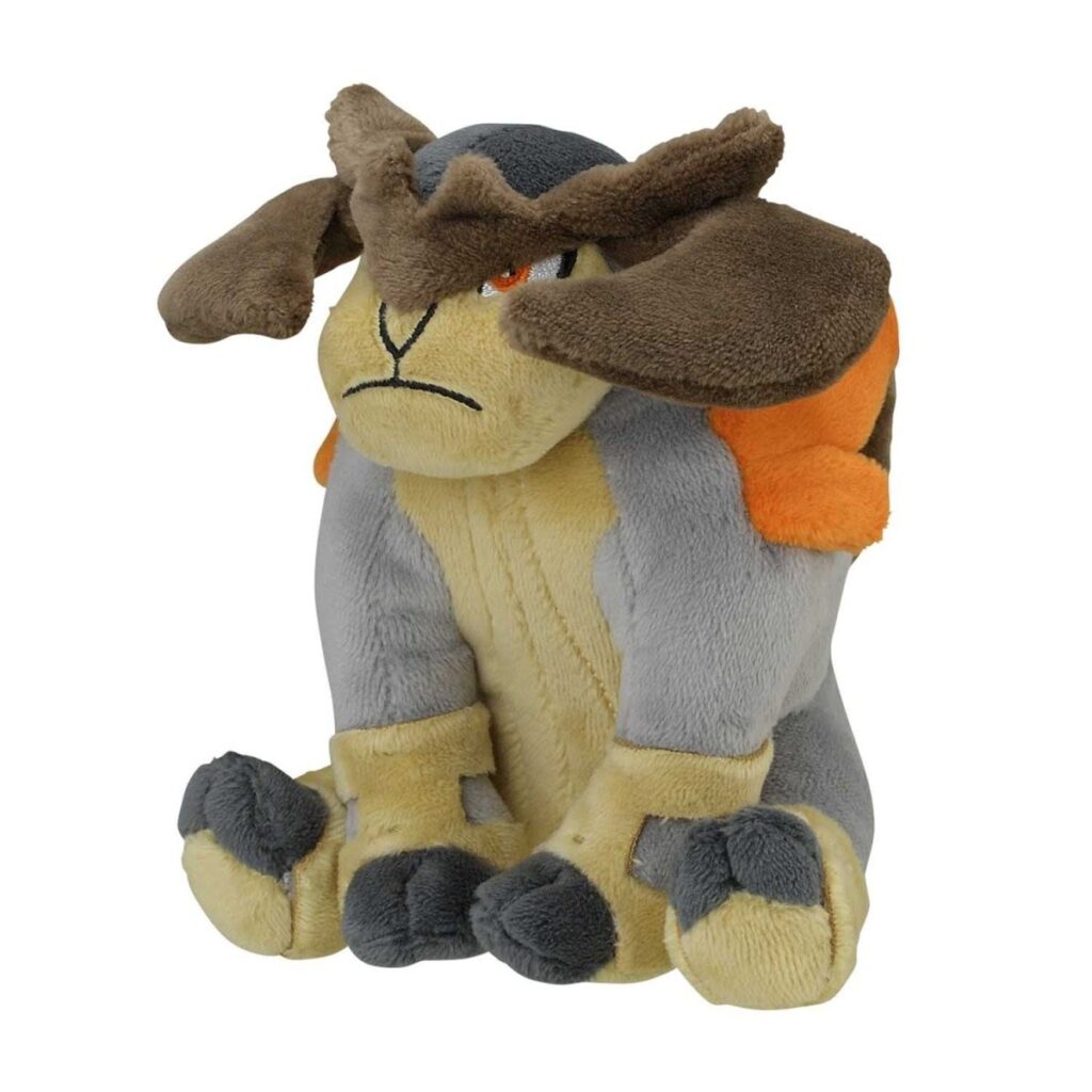 9560dec2-896c-5772-a740-a31372767fb8-1024x1024-1.jpg Terrakion Sitting Cuties Plush – 5 In. - Image 1