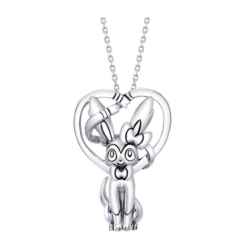 9b2be3d9-55bc-54db-99eb-b462ef789461-1024x1024-1.jpg Pokémon Center × RockLove: Sylveon Sterling Silver Full-Body Pendant Necklace - Image 1