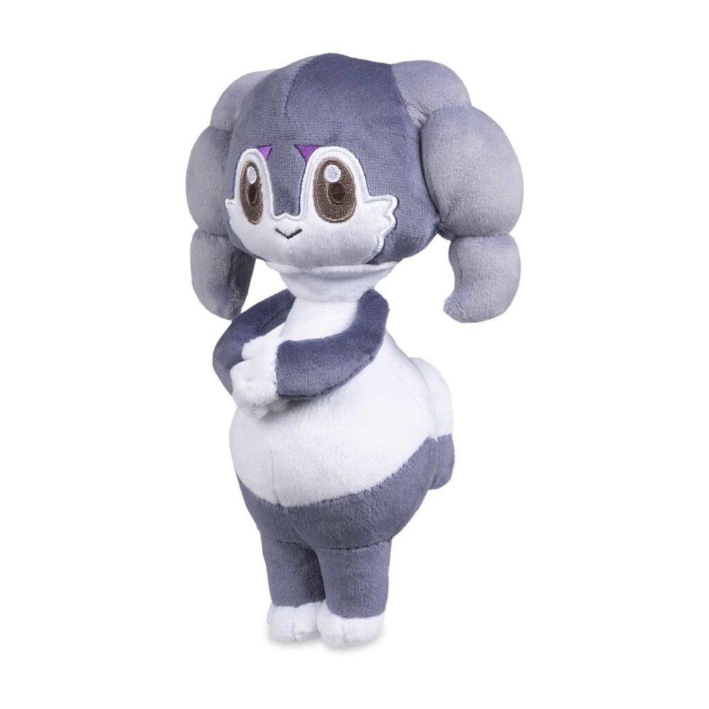 9bb7665f-b901-51f3-a34b-5809c41b85f0-1024x1024-1.jpg Indeedee (Female) Poké Plush – 8 ¼ In. - Image 1