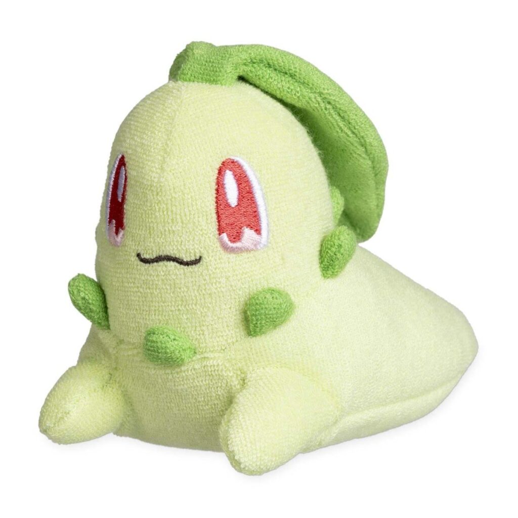 a1536374-140f-5d16-a864-21274b7b923c-1024x1024-1.jpg Chikorita Pokémon Comfy Cuddlers Plush - Image 1