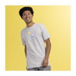 Espeon & Umbreon Summer Fun Gray Relaxed Fit Crew Neck T-Shirt – Adult - Image 4