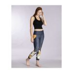 Dedenne & Mimikyu Black 7/8 Length Leggings – Adult - Image 4